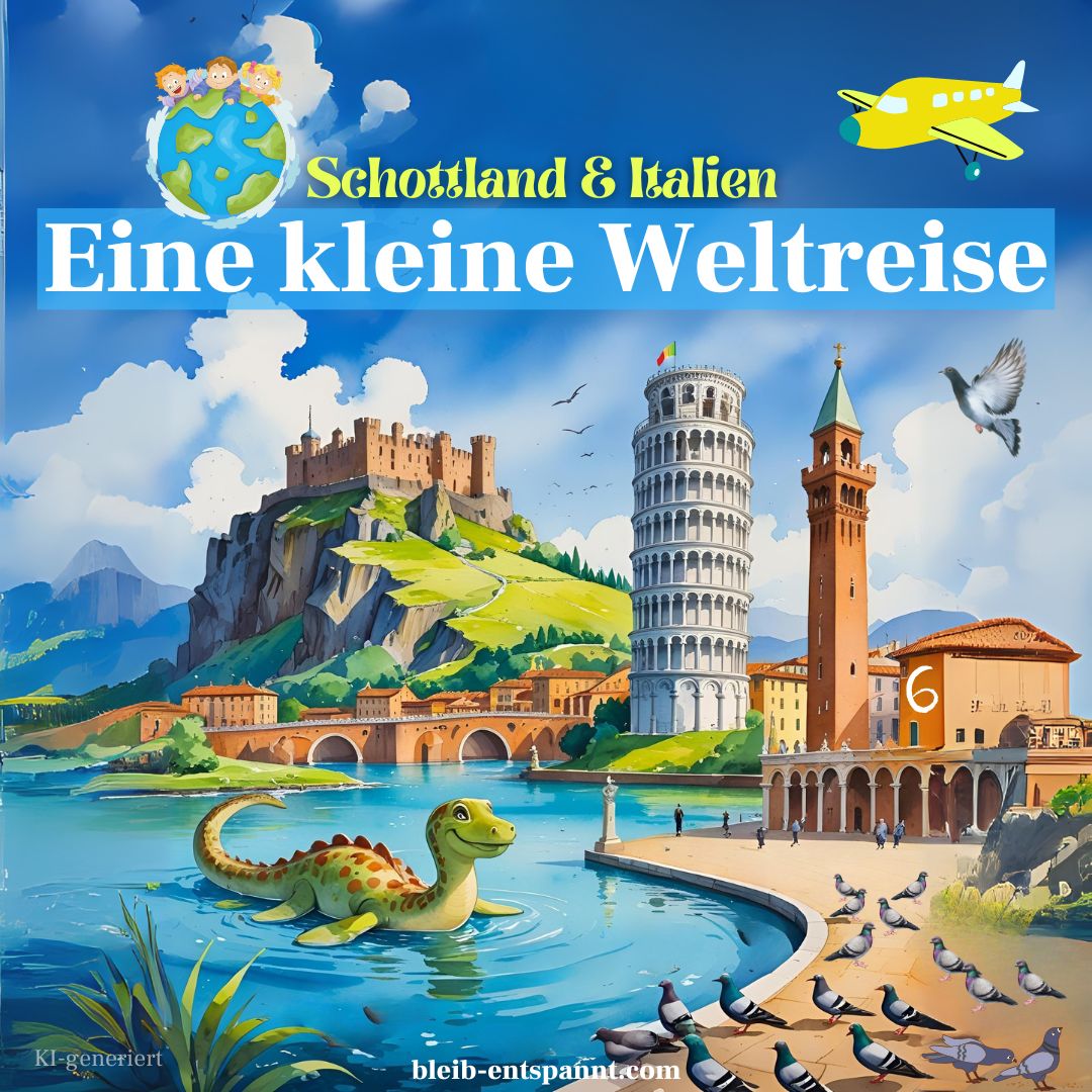 Geschichte über Schottland und Italien mit Kindern