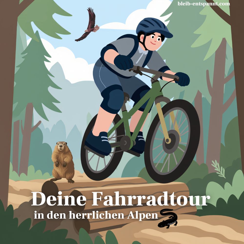Fahrradtour in den herrlichen Alpen: Auszeit für die ganze Familie